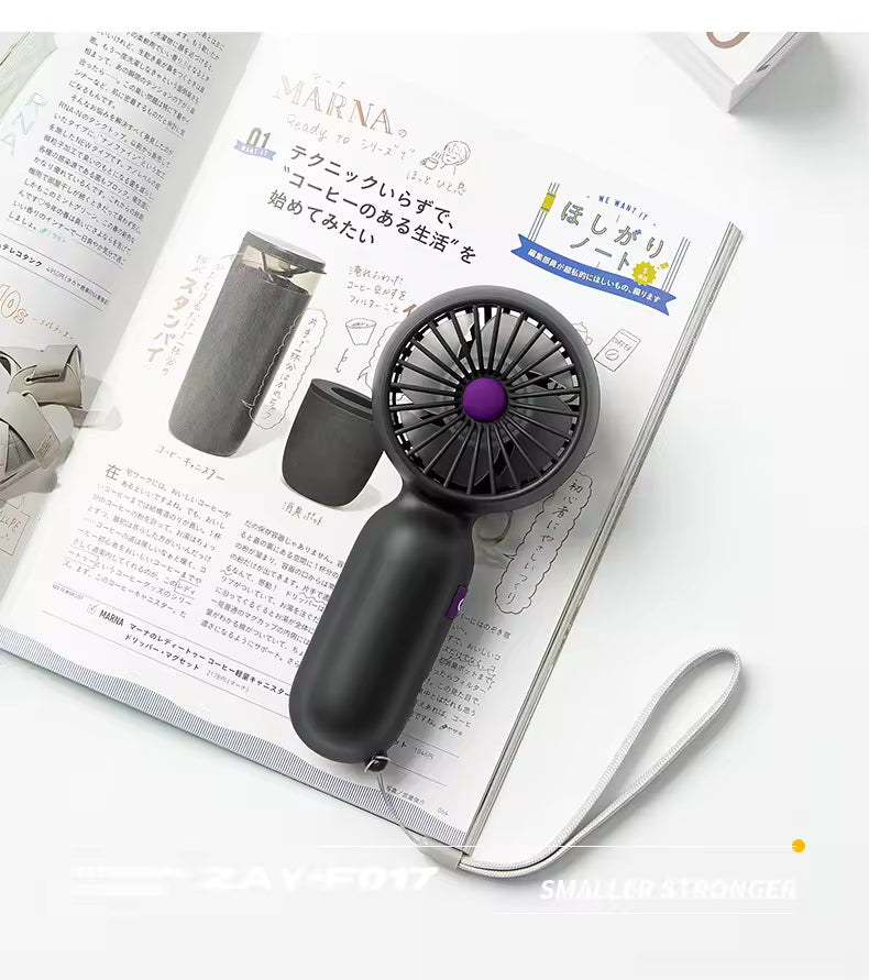 1200mAh battery handheld fan usb charging personal pocket fan mini portable small fan