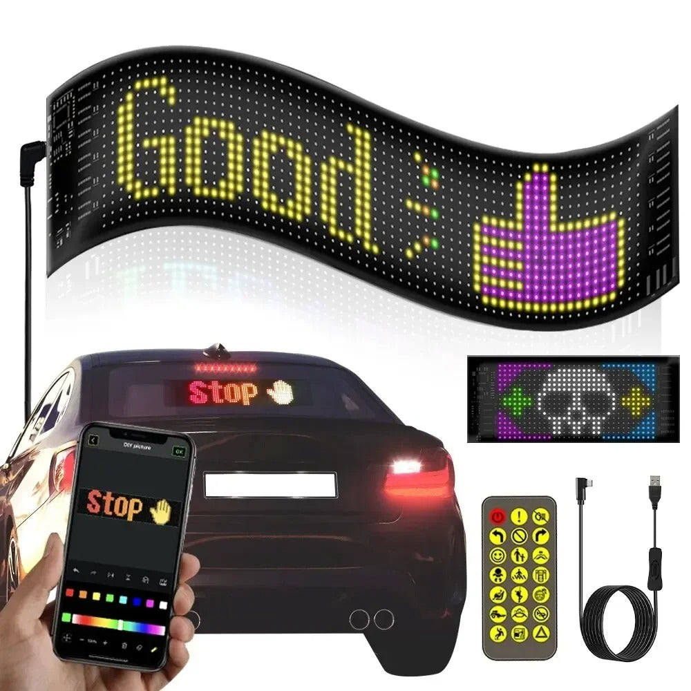 Flexible LED Display Screen For Car