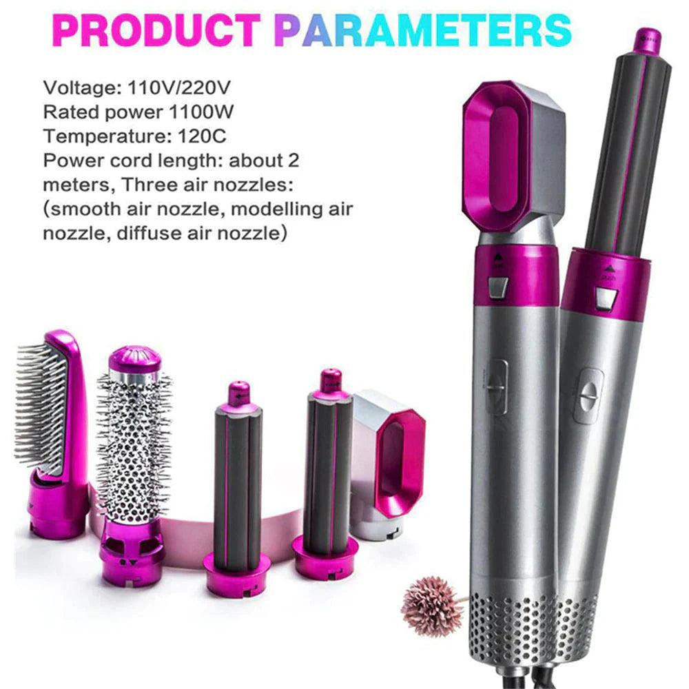 5 in 1 Hot Air Styling Brush - ESOHNI