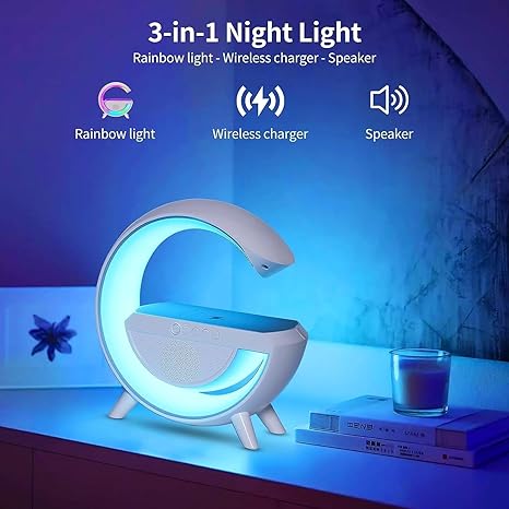 LED Wireless Charger Speaker: Elevate Your Charging Experience with Premium Sound - ESOHNI