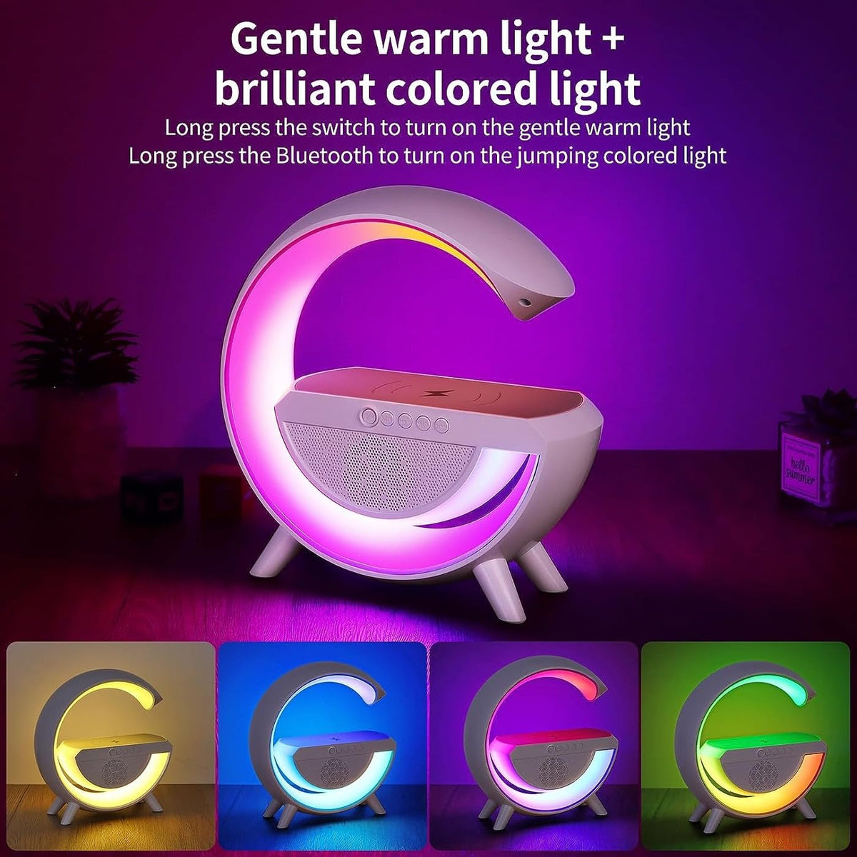LED Wireless Charger Speaker: Elevate Your Charging Experience with Premium Sound - ESOHNI