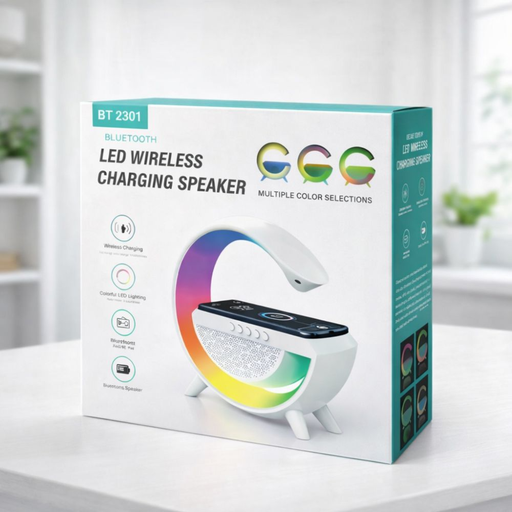 LED Wireless Charger Speaker: Elevate Your Charging Experience with Premium Sound - ESOHNI
