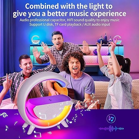 LED Wireless Charger Speaker: Elevate Your Charging Experience with Premium Sound - ESOHNI