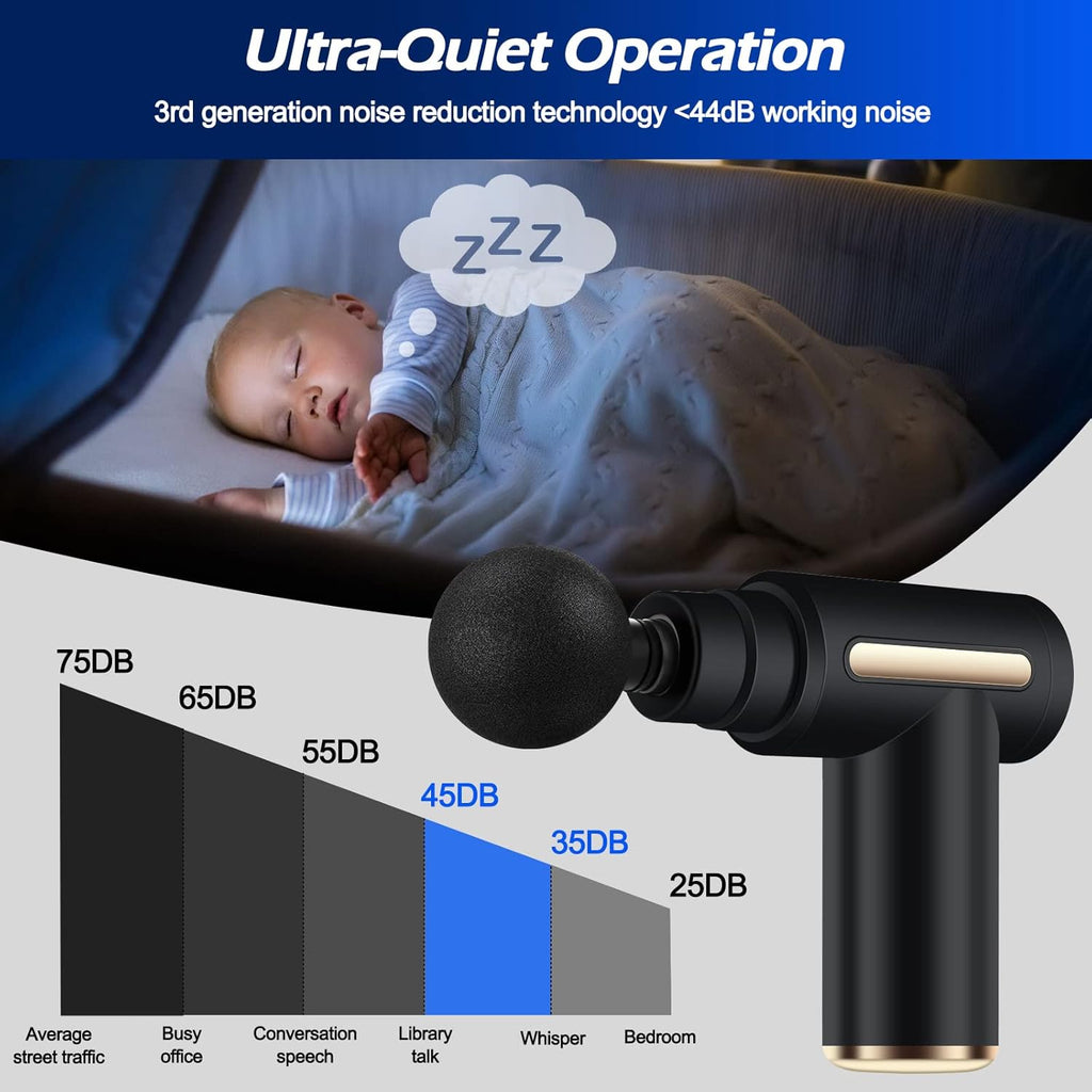 Uplayteck Mini Massage Gun – Deep Tissue Handheld Massager