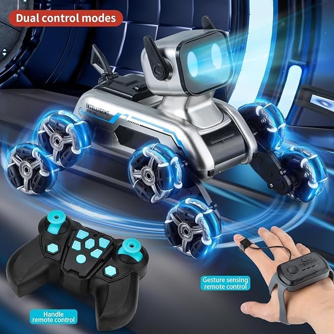 Dog Robot RC Car with Gesture Sensor & Lights