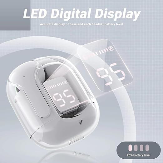 Wireless Earbuds with LED Display Case