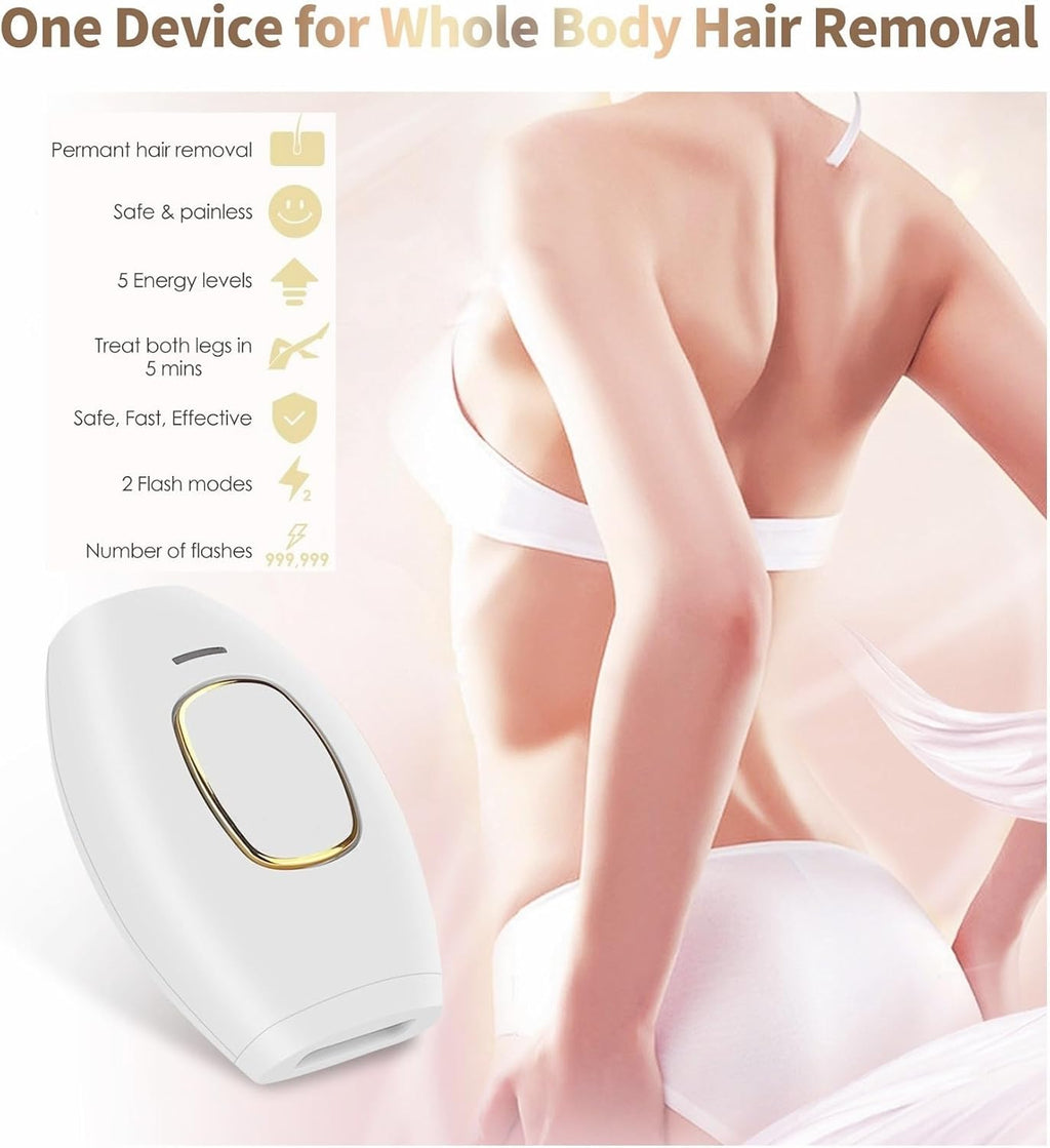 IPL Laser Hair Removal Device for Home Use – 999,999 Flashes