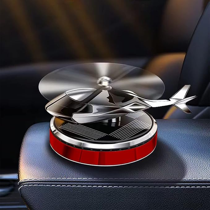 Rotating Helicopter Solar Car Air Freshener (Osmanthus & Vanilla)