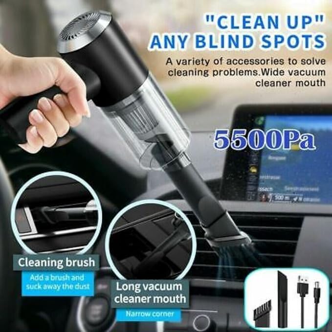 3-in-1 Mini Cordless Vacuum Cleaner AS-228 (9000Pa)