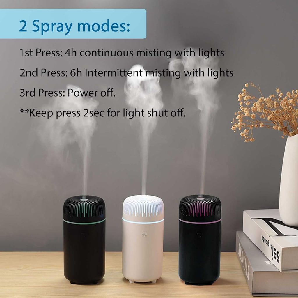 Mini USB Car Diffuser Humidifier (Black)