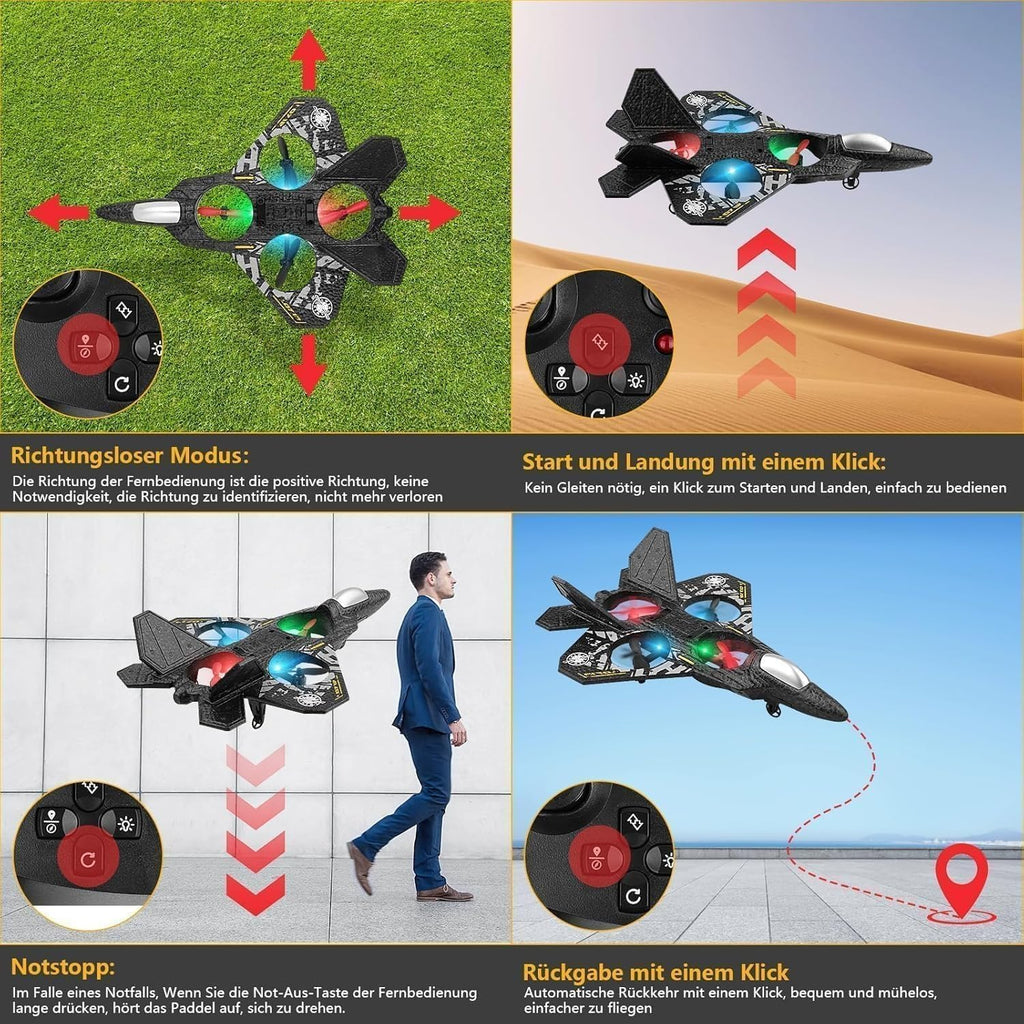 L0712 rc plane for Kids Remote Control Foam Jet Airplane Drone