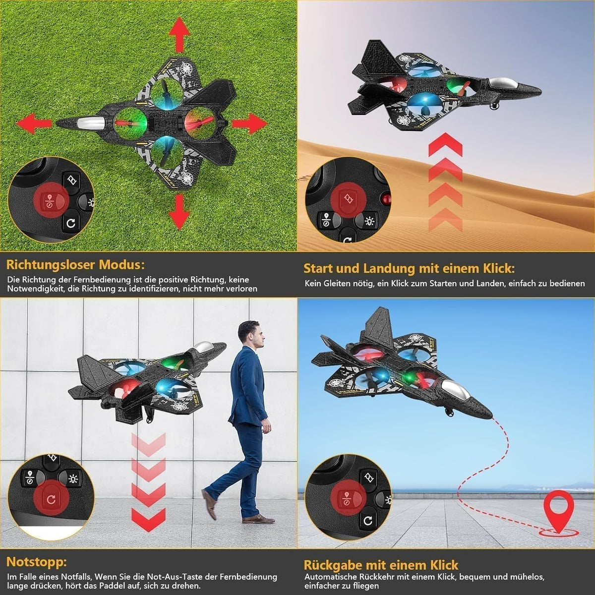L0712 rc plane for Kids Remote Control Foam Jet Airplane Drone
