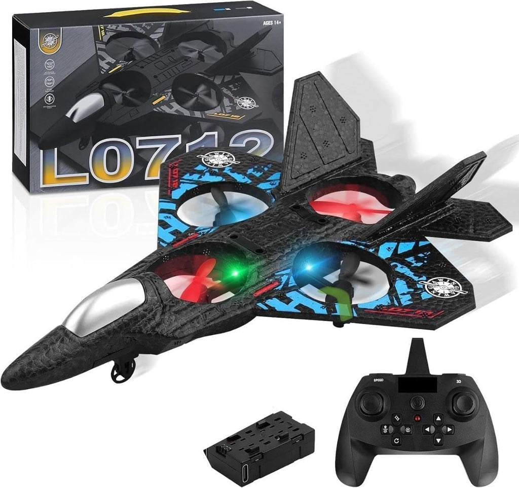 L0712 rc plane for Kids Remote Control Foam Jet Airplane Drone