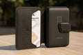 ZHUSE - Wireless Power Bank Card Holder: Charge and Organize in Style - ESOHNI