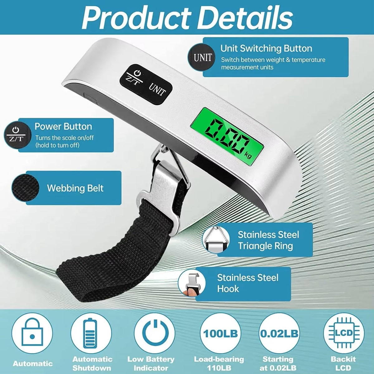 Portable Luggage Scale: Your Ultimate Travel Companion - ESOHNI