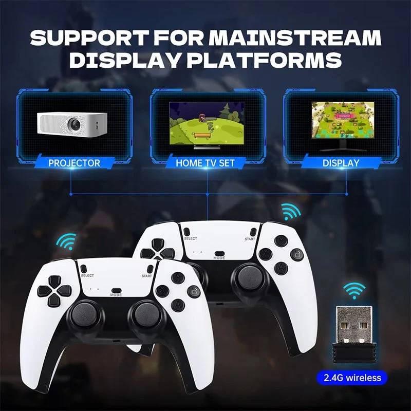 Experience Endless Fun with the M15 Plus 4K Wireless Game Console for Retro Gaming - ESOHNI