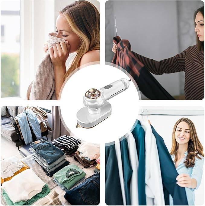 Handheld Steam Iron - Your Portable Solution for Effortless Garment Care - ESOHNI